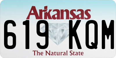 AR license plate 619KQM