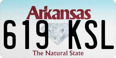 AR license plate 619KSL