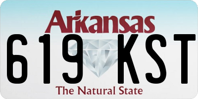 AR license plate 619KST