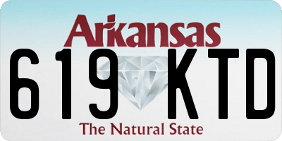 AR license plate 619KTD