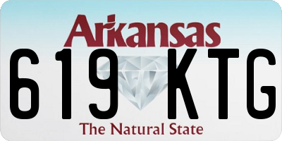 AR license plate 619KTG