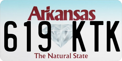 AR license plate 619KTK