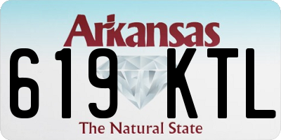 AR license plate 619KTL