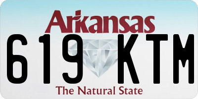 AR license plate 619KTM