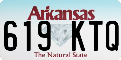 AR license plate 619KTQ