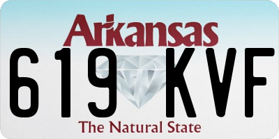 AR license plate 619KVF