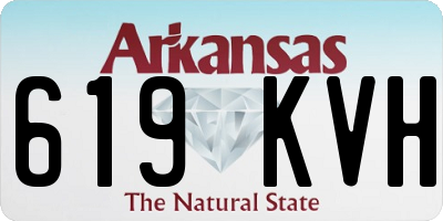 AR license plate 619KVH