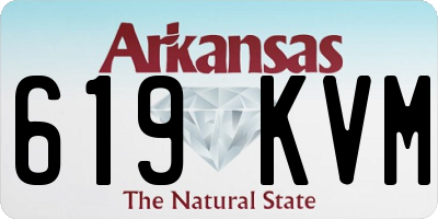 AR license plate 619KVM