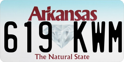 AR license plate 619KWM