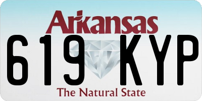 AR license plate 619KYP