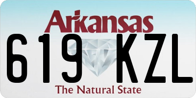 AR license plate 619KZL