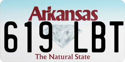 AR license plate 619LBT