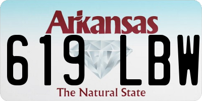 AR license plate 619LBW
