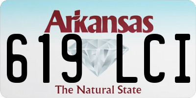 AR license plate 619LCI