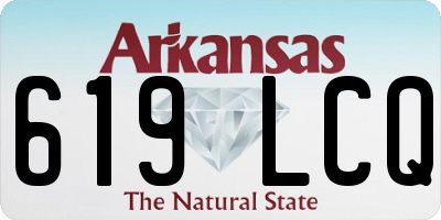 AR license plate 619LCQ