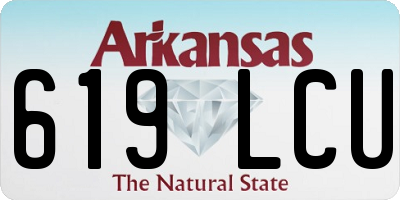 AR license plate 619LCU