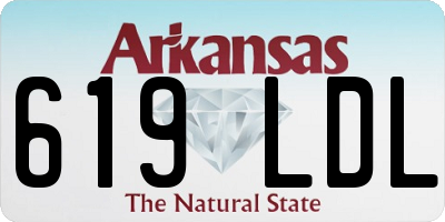 AR license plate 619LDL