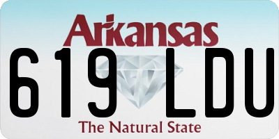 AR license plate 619LDU
