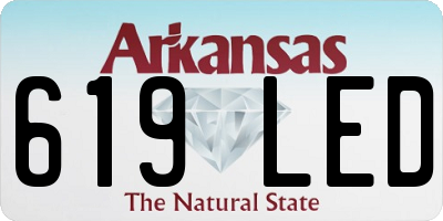 AR license plate 619LED
