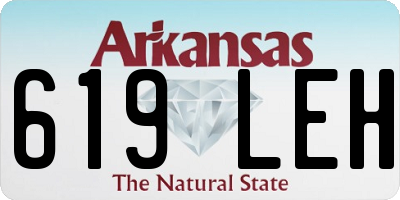 AR license plate 619LEH