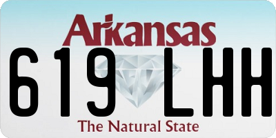 AR license plate 619LHH