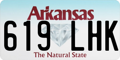 AR license plate 619LHK