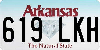 AR license plate 619LKH