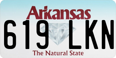 AR license plate 619LKN
