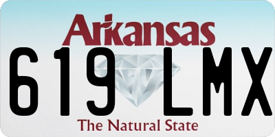 AR license plate 619LMX
