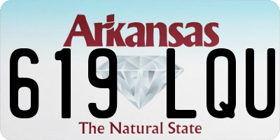 AR license plate 619LQU