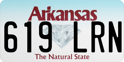 AR license plate 619LRN