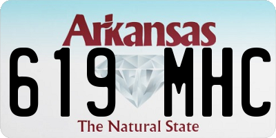 AR license plate 619MHC