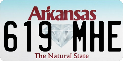 AR license plate 619MHE
