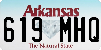 AR license plate 619MHQ