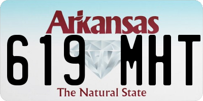 AR license plate 619MHT