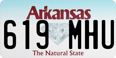 AR license plate 619MHU
