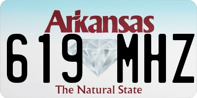 AR license plate 619MHZ