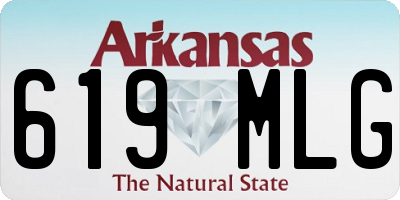 AR license plate 619MLG