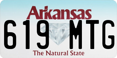 AR license plate 619MTG