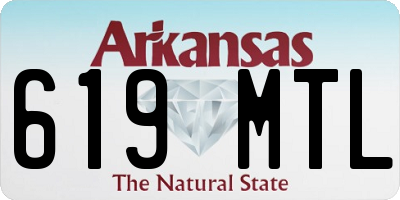 AR license plate 619MTL