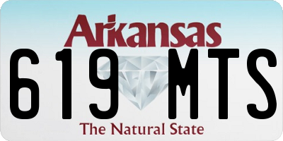AR license plate 619MTS