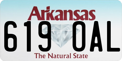 AR license plate 619OAL