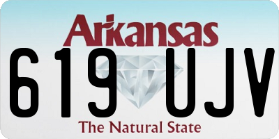 AR license plate 619UJV