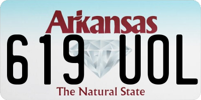 AR license plate 619UOL