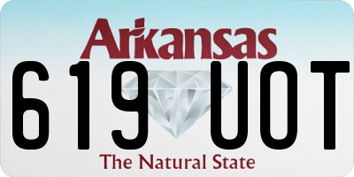 AR license plate 619UOT