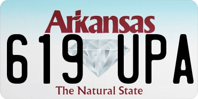 AR license plate 619UPA