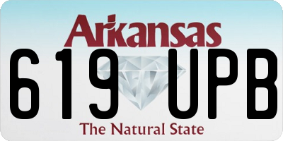 AR license plate 619UPB