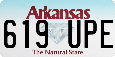 AR license plate 619UPE