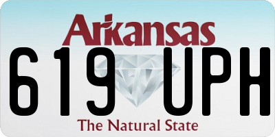 AR license plate 619UPH