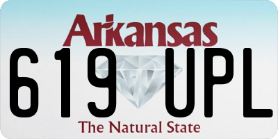 AR license plate 619UPL